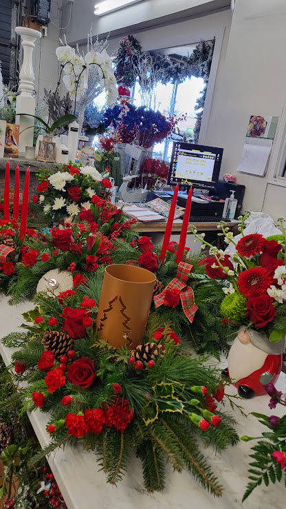 Christmas Tree Lantern Centerpiece