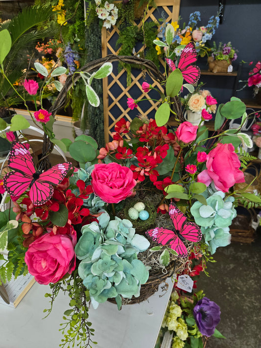 Butterfly Garden Silk Arrangement
