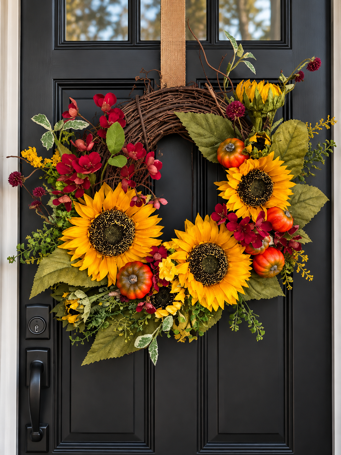 Golden Harvest Wreath