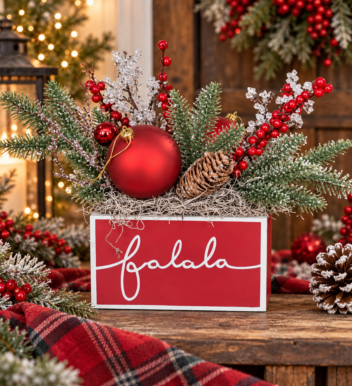 Fa La La & Festive Silk Arrangement