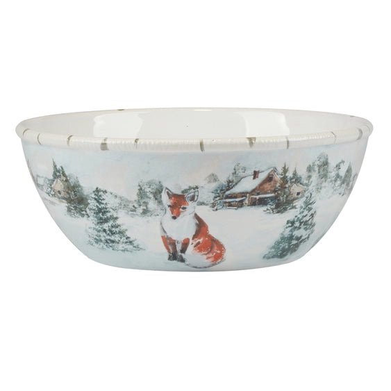 Winter's Frost Christmas Deep Bowl