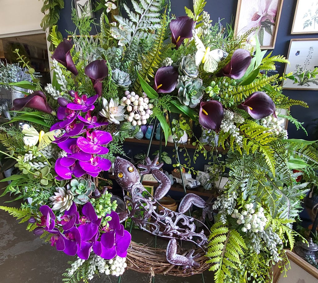 'The Rainforest' Grapevine Wreath