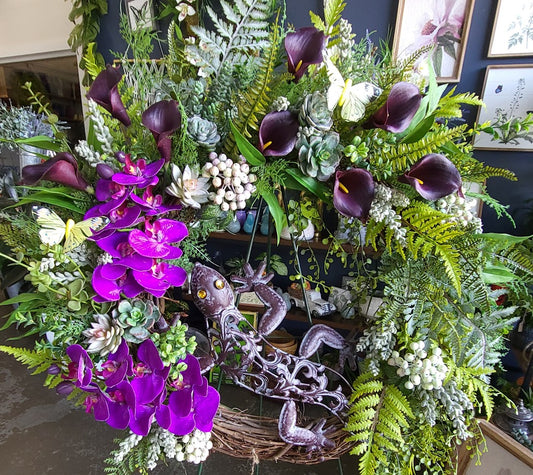 'The Rainforest' Grapevine Wreath