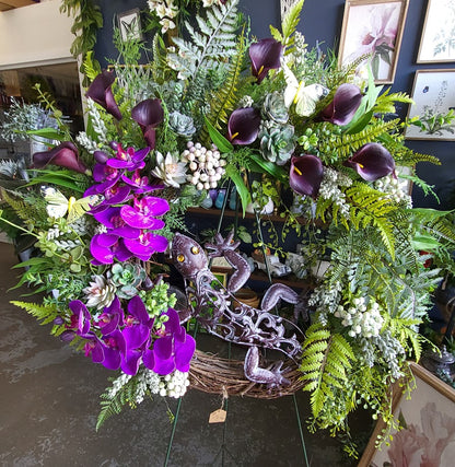 'The Rainforest' Grapevine Wreath