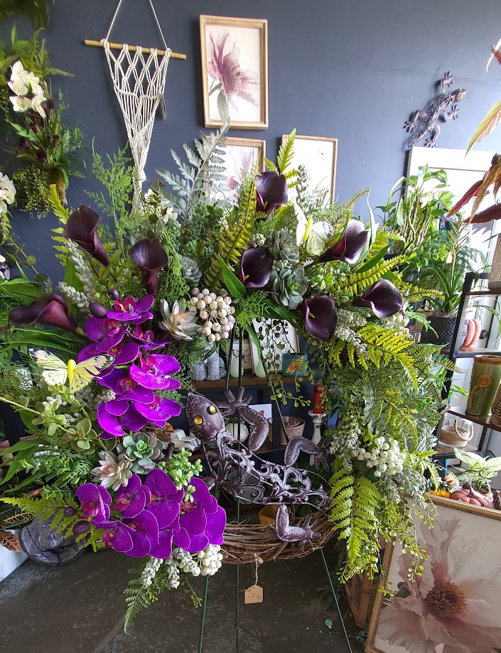 'The Rainforest' Grapevine Wreath