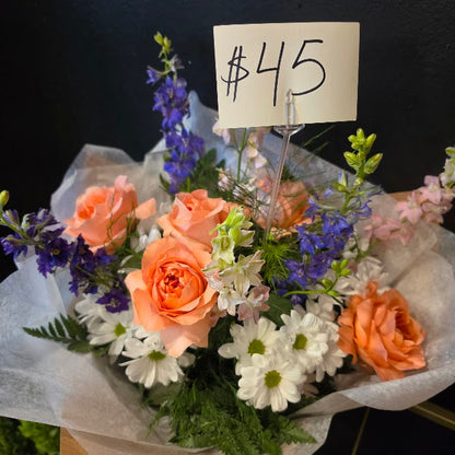 Florist Design Bouquet Wrapped