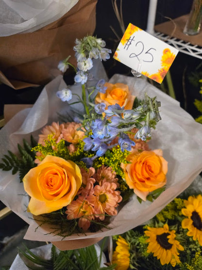 Florist Design Bouquet Wrapped