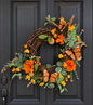 Monarch Harvest Wreath