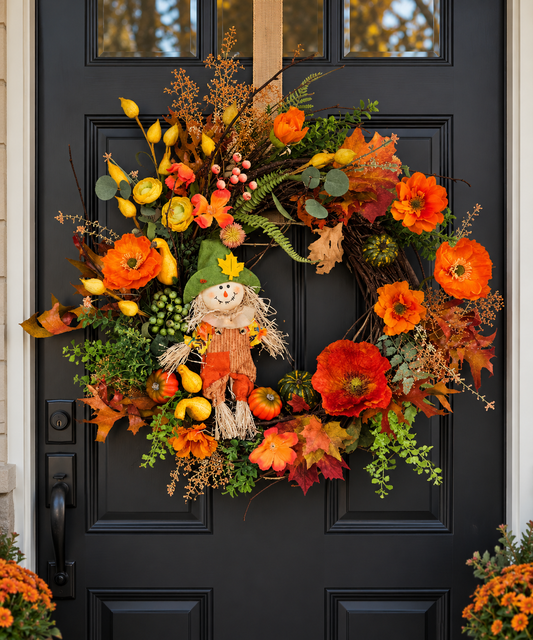 Harvest Scarecrow Wreath
