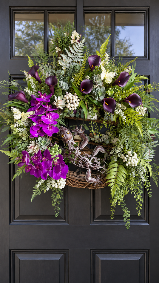 Enchanted Garden Silk Wreath