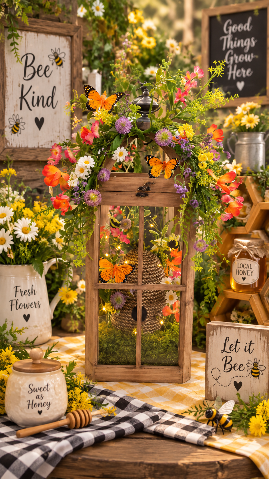 Sweet as Honey Silk Lantern